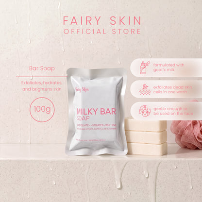 Fairy Skin Milky Bar Soap 100g Exfoliating and Brightening Bar