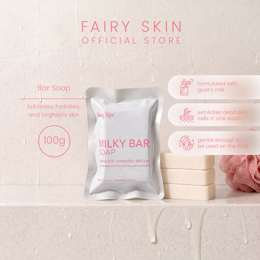 Fairy Skin Milky Bar Soap 100g Exfoliating and Brightening Bar