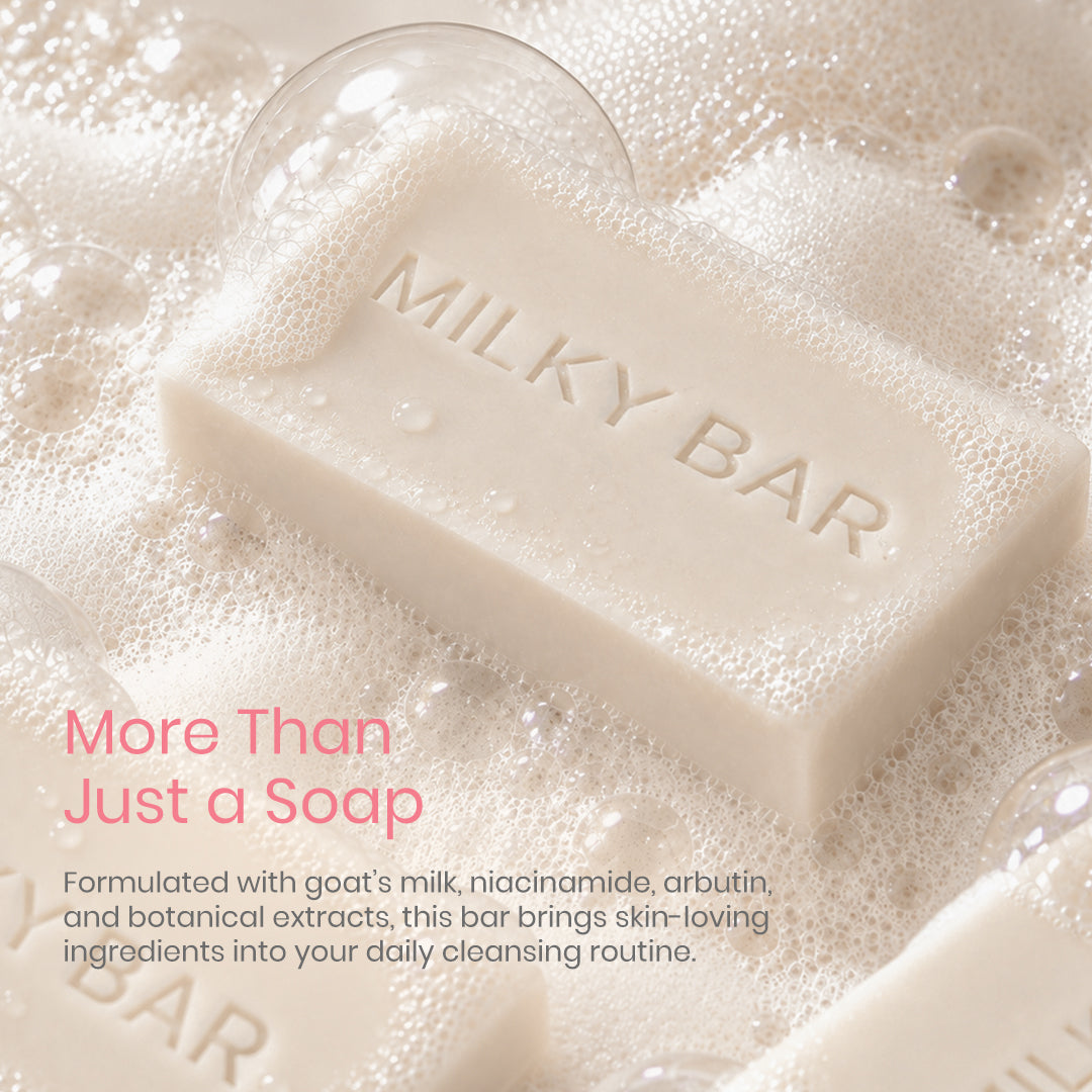 Fairy Skin Milky Bar Soap 100g Exfoliating and Brightening Bar