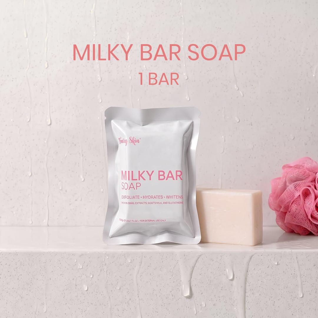 Fairy Skin Milky Bar Soap 100g Exfoliating and Brightening Bar